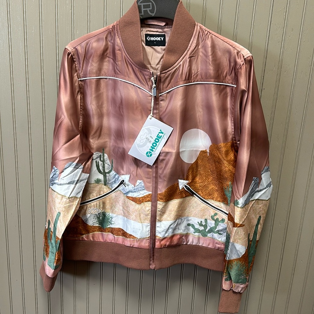 Women’s Bomber Desert Landscape Jacket